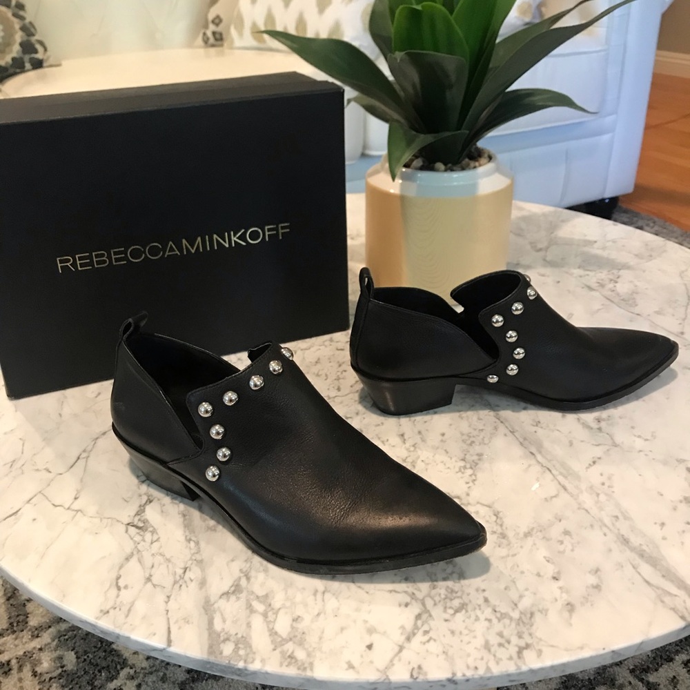 SOLD Rebecca Minkoff Katen studded bootie 🖤